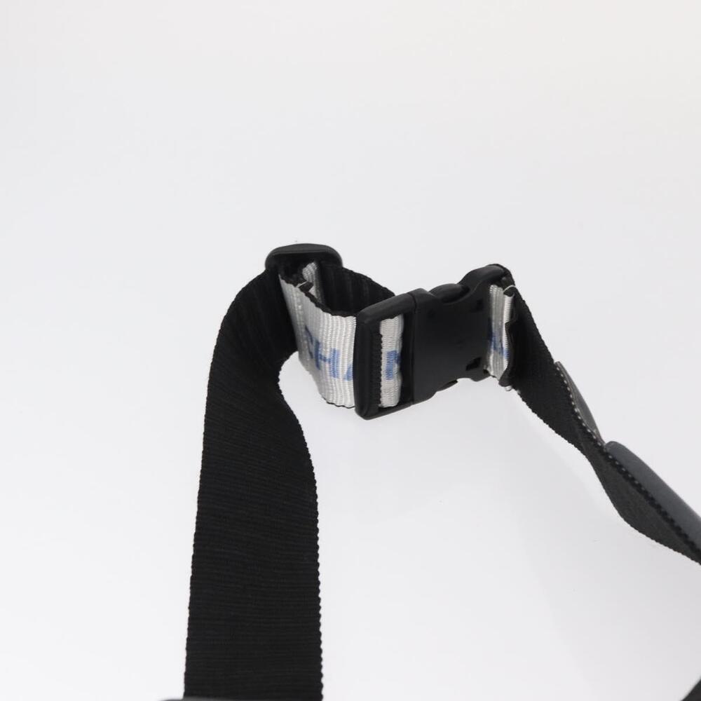 CHANEL Sports Line Waist bag Nylon Gray Silver CC Auth yk19613 - Picture 8 of 16